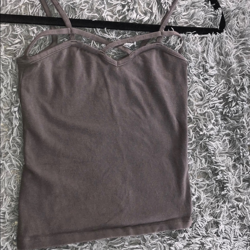 Grey basics top